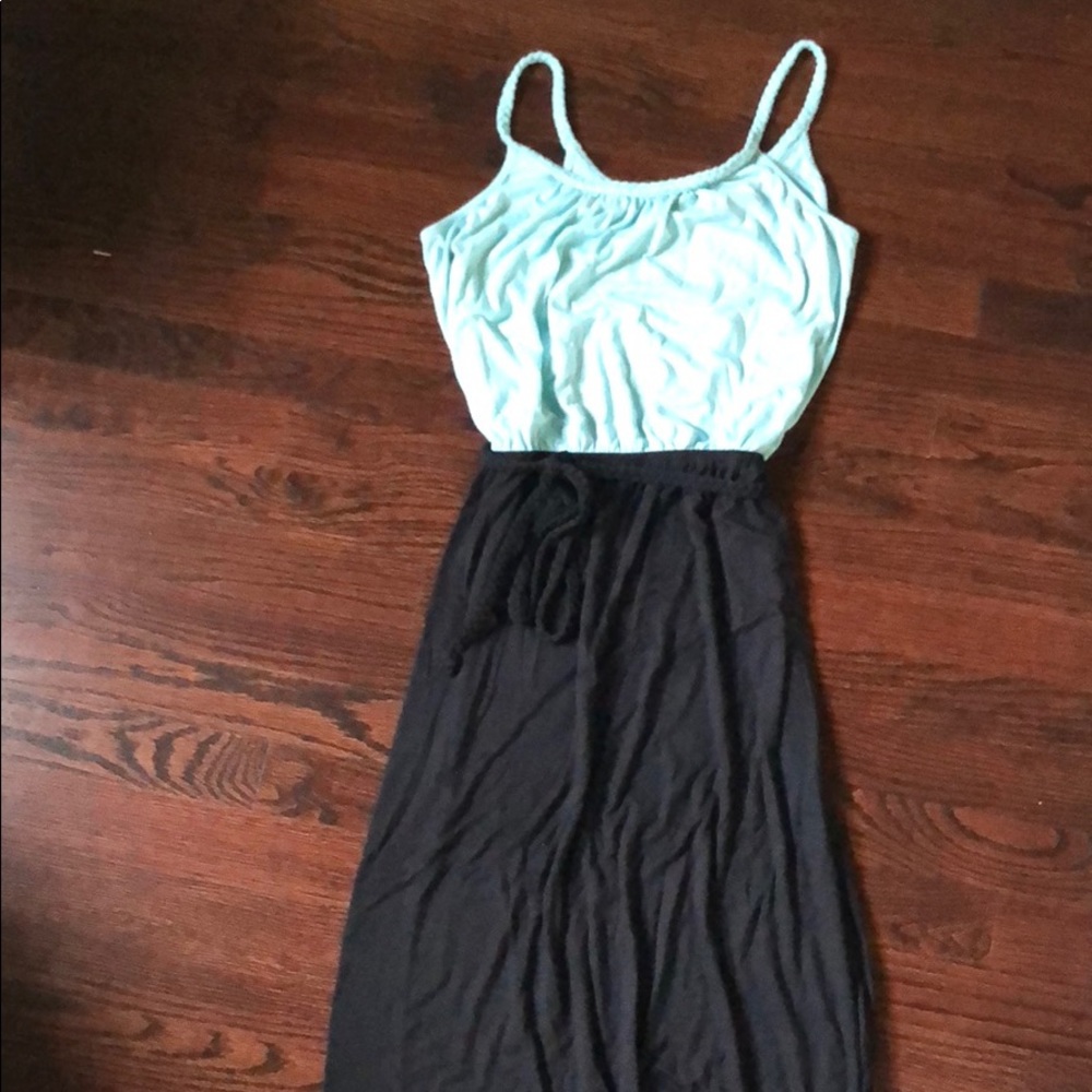 Colorblock Maxi Dress